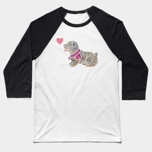 Glen of Imaal Terrier watercolour Baseball T-Shirt